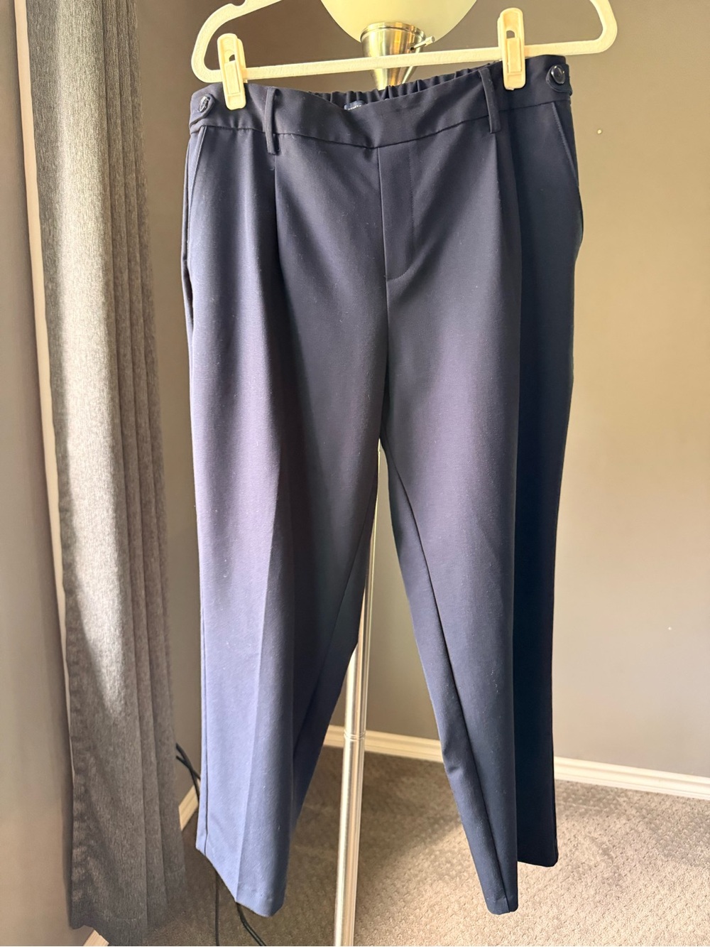 Tommy Hilfiger Women's Dark Navy Tailored Dress Pants